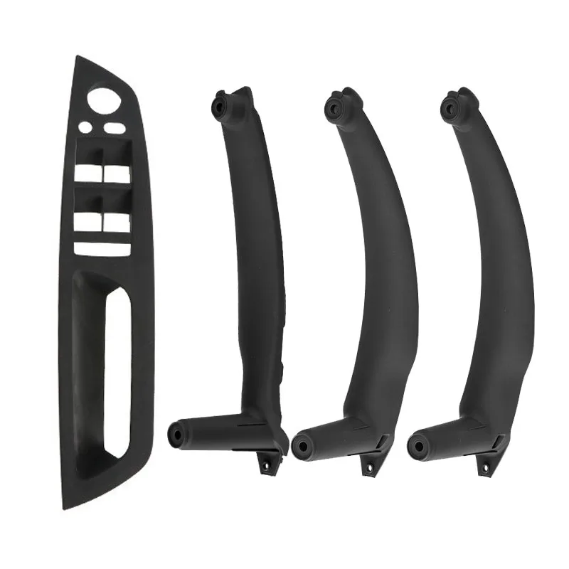 ترقية LHD سيارة الداخلية مقبض سحب الباب الداخلي مسند الذراع الداخلي غطاء لوحة استبدال لسيارات BMW X5 X6 E70 E71 E72 2007-2013