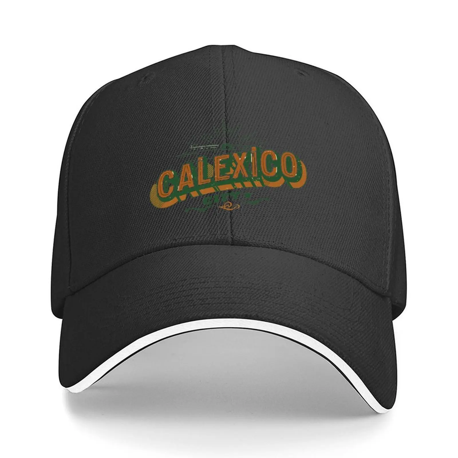 

calexico city T-Shirt Baseball Cap Male hat Rave Hat Beach derby hat Women Men's