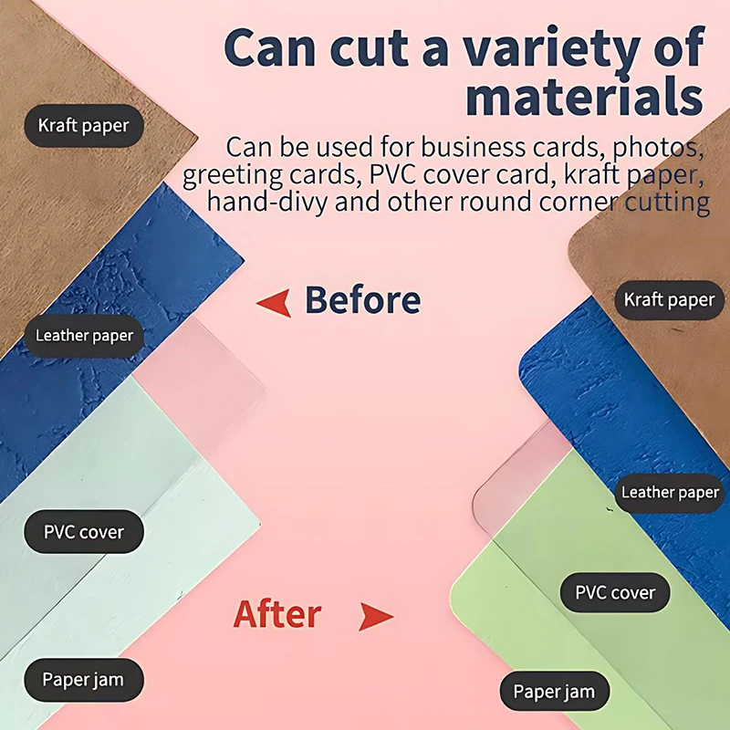 1PC 4mm Radius Corner Rounder Paper Crafts Cardstock DIY 4 Colors Available Home Office School Scrapbooking Stationery Tools ZYF