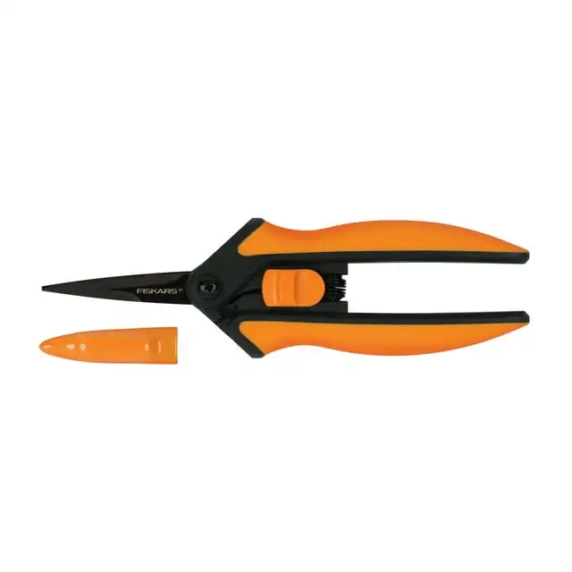 

Садовые секаторы Fiskars с антипригарным покрытием, 6 дюймов, оранжевые и черные
