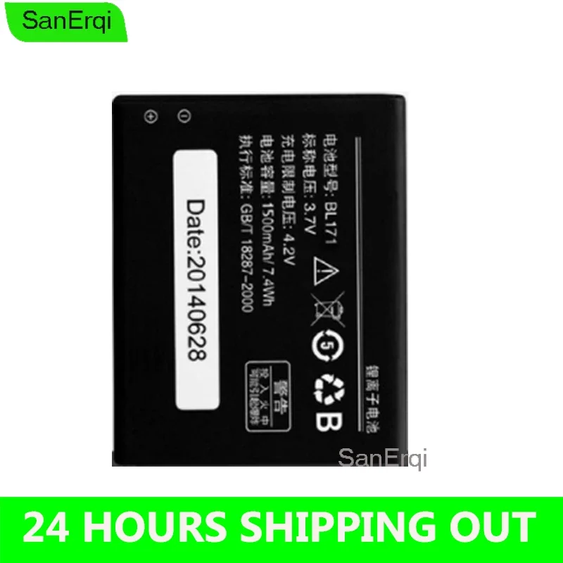 

Аккумулятор для Lenovo A319 A65 A390T A356 A60 A500 A368 A390 A370E BL-171 аккумулятор BL171 1500 мАч