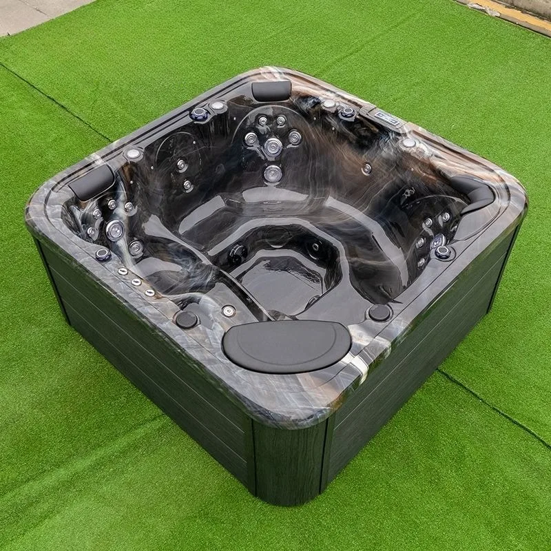 Villa Backyard Whirlpool Jacuzzi Massage Bathtub Hot Tub Spa Hydrotherapy Acrylic 5 Person Balboa Ozone Waterfall