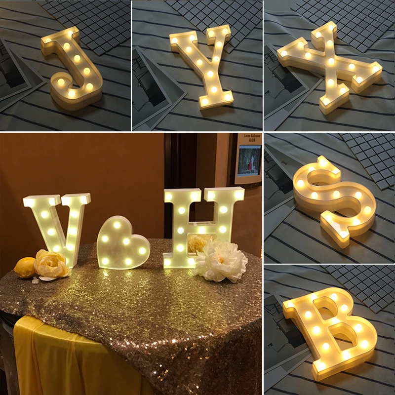 

Giant Led Light Birthday Number Figure 1st Birthday Anniversary Wedding Baby Shower Decor A B C D E Birthday Decoration Letters