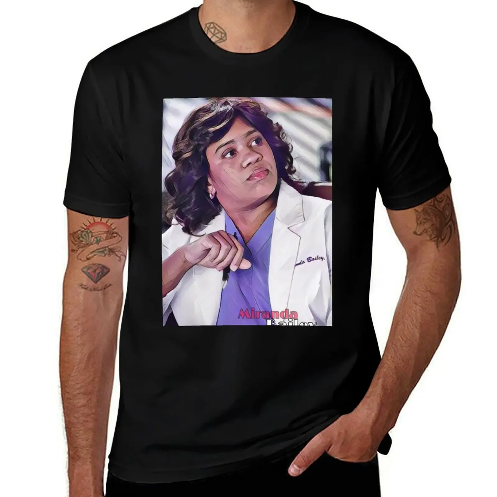 Miranda Bailey T-Shirt kawaii clothes plain man clothes men t shirt