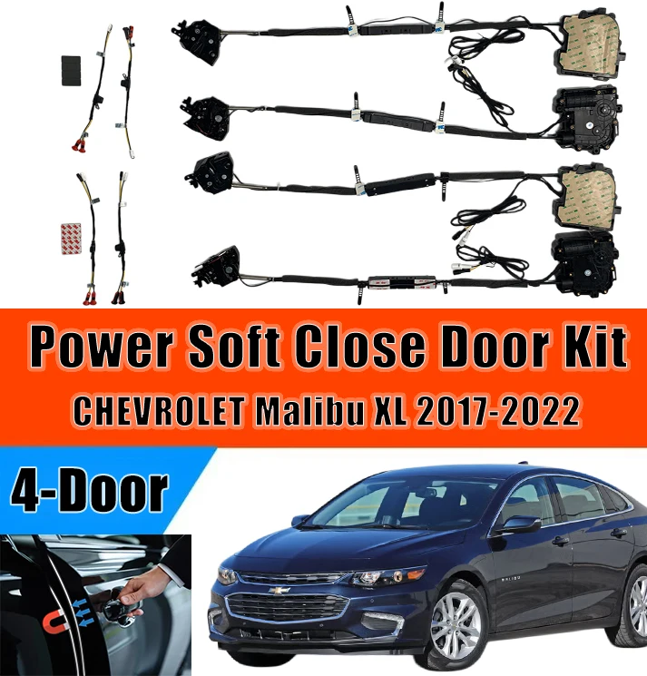 Xcar for CHEVROLET Malibu XL 2017-2022 Car OEM Automatic Soft Close Door Electric Suction Kit Auto Power Closing