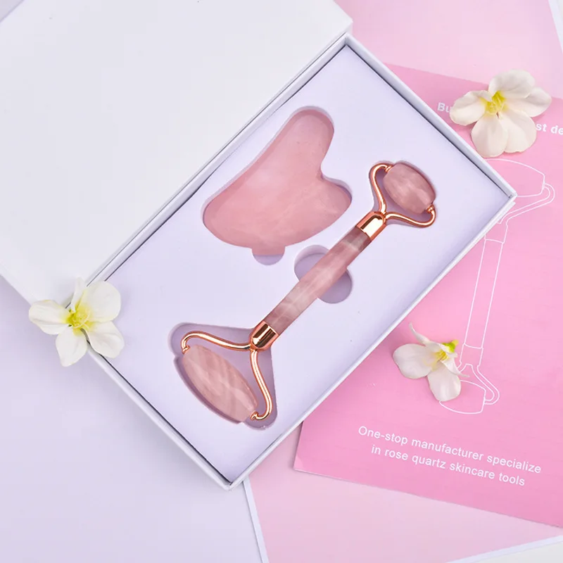 

Rose Quartz Gua Sha Tool – Anti-Aging Face Massager & Jawline Shaper for Skincare Routine – Facial Massage & Skin Care Gift