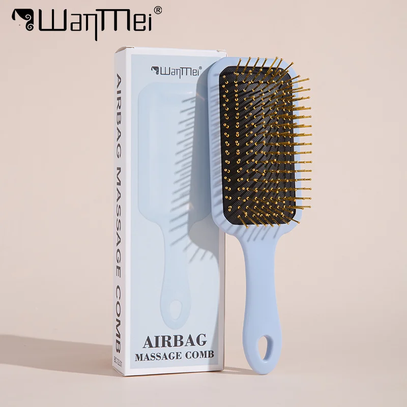 WANMEI Airbag Haarbürste Stahl Nadel Borsten Kopfhaut Massage Kamm Anti-frizz Weiche Salon Haar Schönheit Zubehör Geschenk