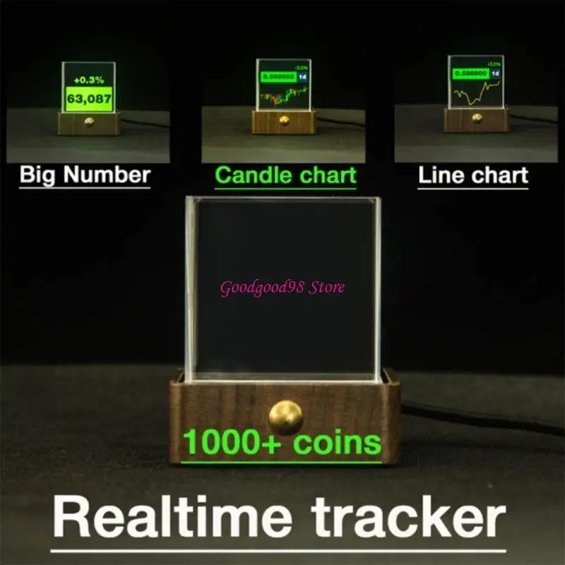 

LCD Screen Real Time Cryptos Price Monitoring 2048 Game Global Clock Weather W8EC