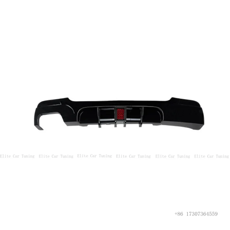 

Gloss Black Single Side Dual Outlet Car Rear Lip with LED for BMW 3S E92 E93 MP Rear Diffuser with Light 2005-2011