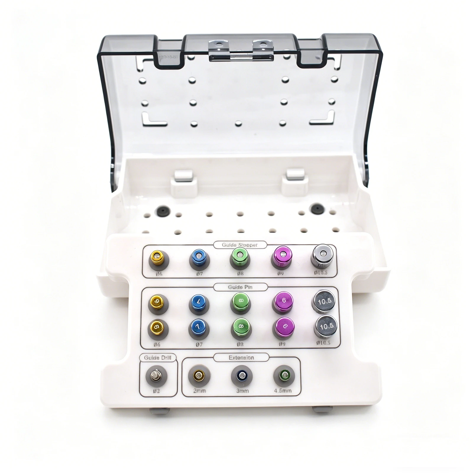 19pcs/Set NiTi Alloy Dental Implant Drills Guide Positioning Kit Dentistry Guide Pin/Stopper Twist Drill Dentist Use