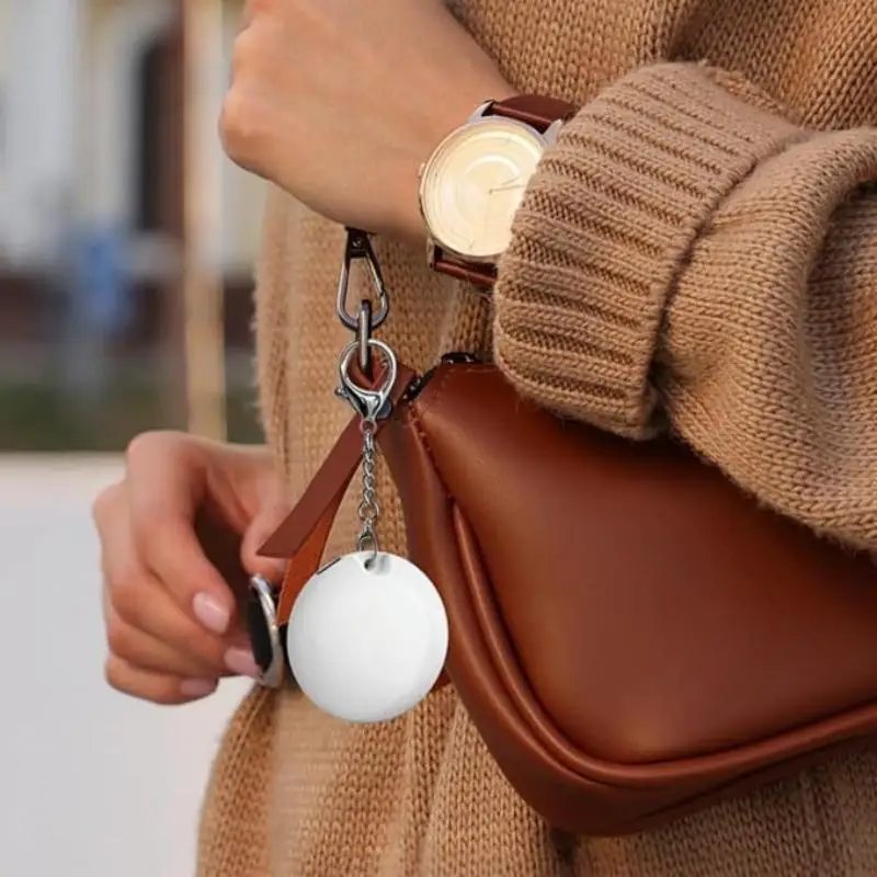Heart Shape Keychain Night Light Touch Sensing LED Lamp Portable Bag Accessory Cute Birthday Present