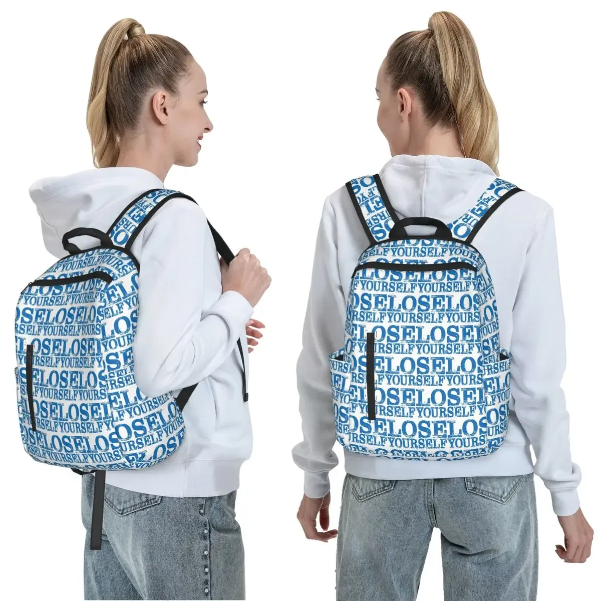 Eminem Lose Yourself  Backpack Large Capacity Kids BookBag School Bag Shoulder Bags for Men Women