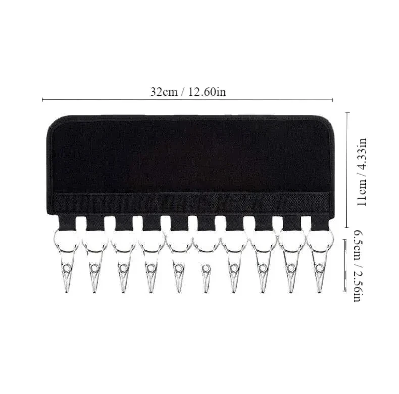 Multi functional baseball cap storage clip, fabric portable storage clip, foldable travel coat clip, hat storage rack image 6