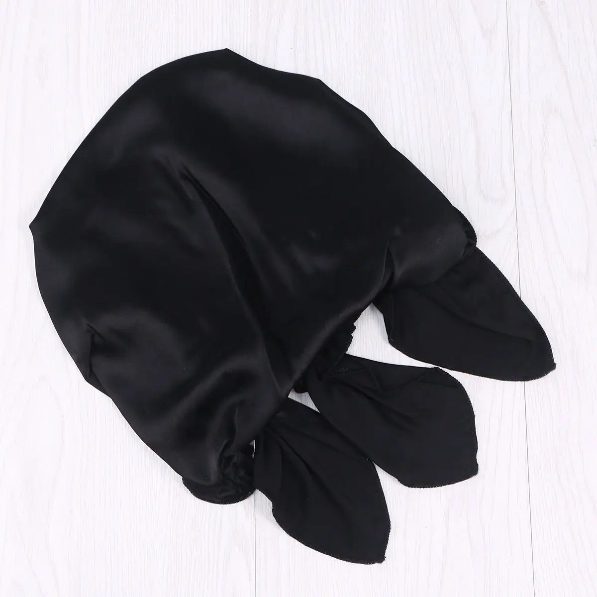 

Silk Night Sleeping Bonnet for Long Hair Women Girls Smooth Stretchy Elastic Band Ribbons One Size 60-100Cm Silk Cap