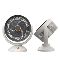 4000mAh Air Circulator Fan Electric Fan Table Desktop USB Rechargeable Portable Wall Mounted Fan for Home Kitchen