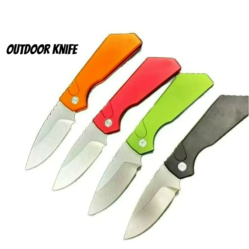 

Pro-tech strider PT201 utility push button knife edc multitool knives kitchen cutting outdoo bushcraft pocket Folding Knife