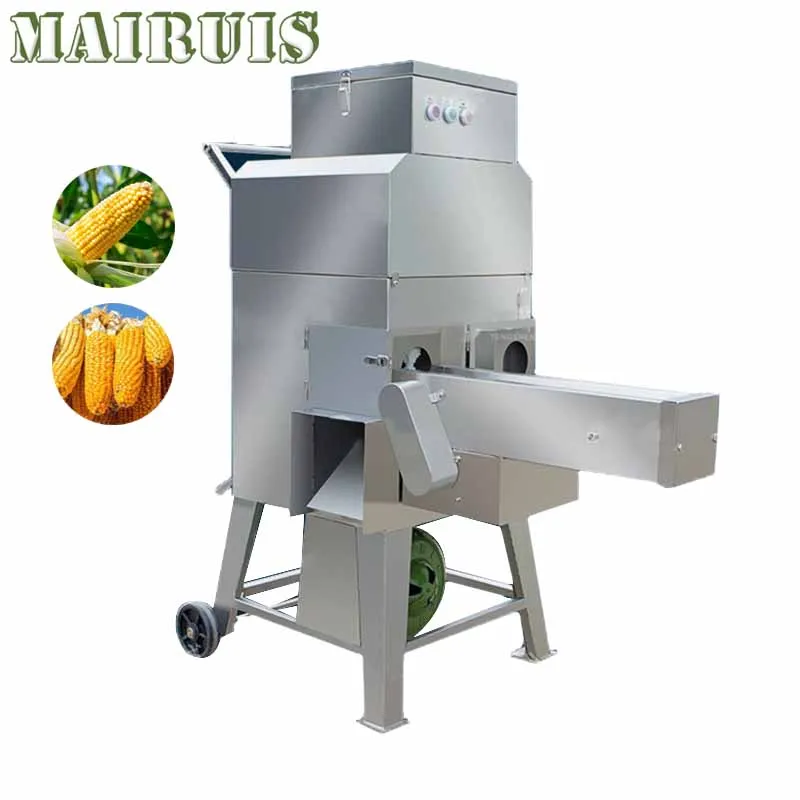 Commercial Multifunctional Corn Thresher Conveyor Belt Sweet Corn Thresher Fresh Corn Peeling Equipment