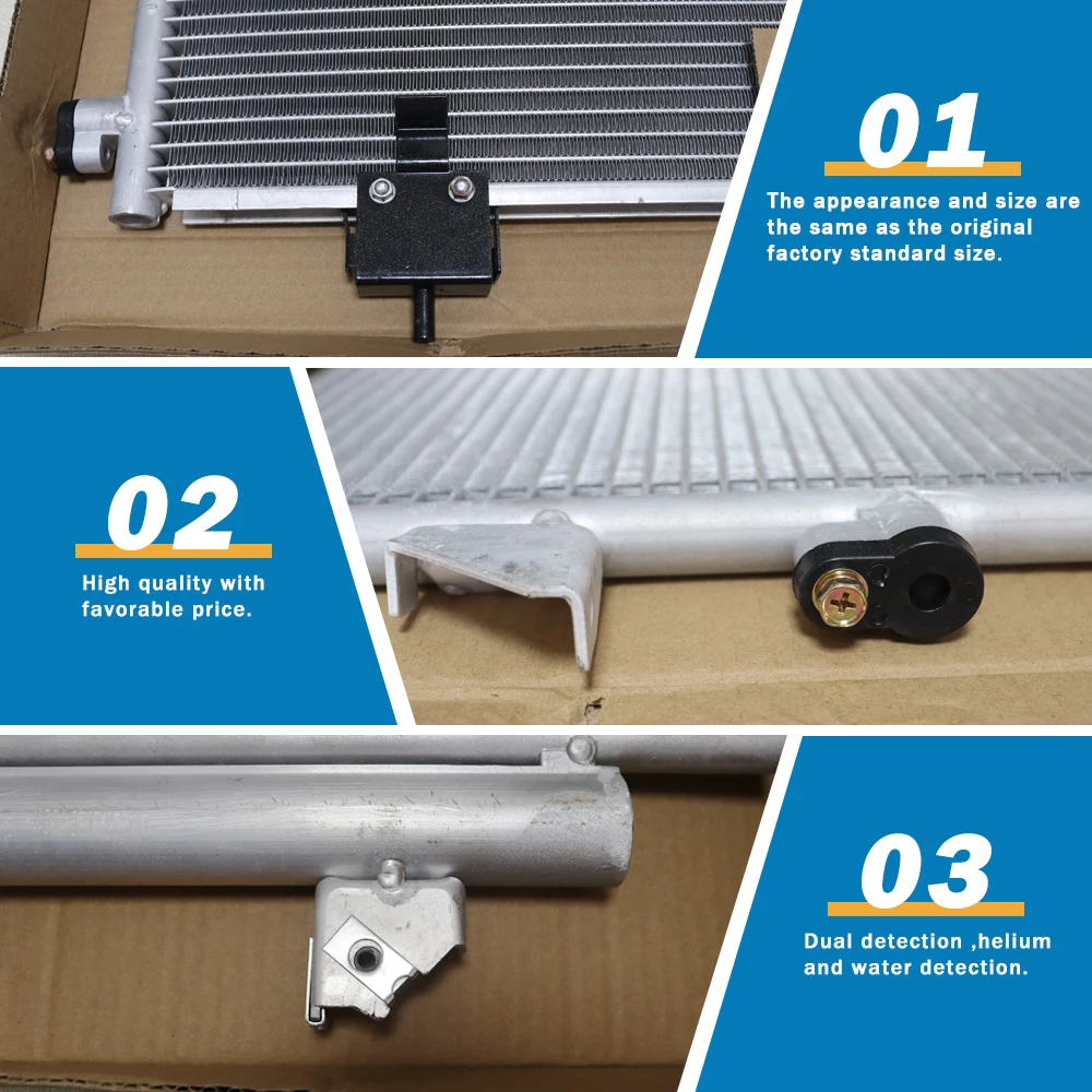 مكيف هواء FMM مكثف مكيف الهواء لسيارة Toyota RAV-4 2000 (ACA20) 88460-42070 #4