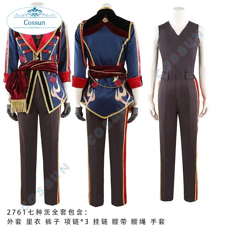 [Customized] Ran Nagisa / Saegusa Ibara Cosplay Costume Game Ensemble Stars Adam Cosplay Valentine's Day Suit Halloween Uniforms