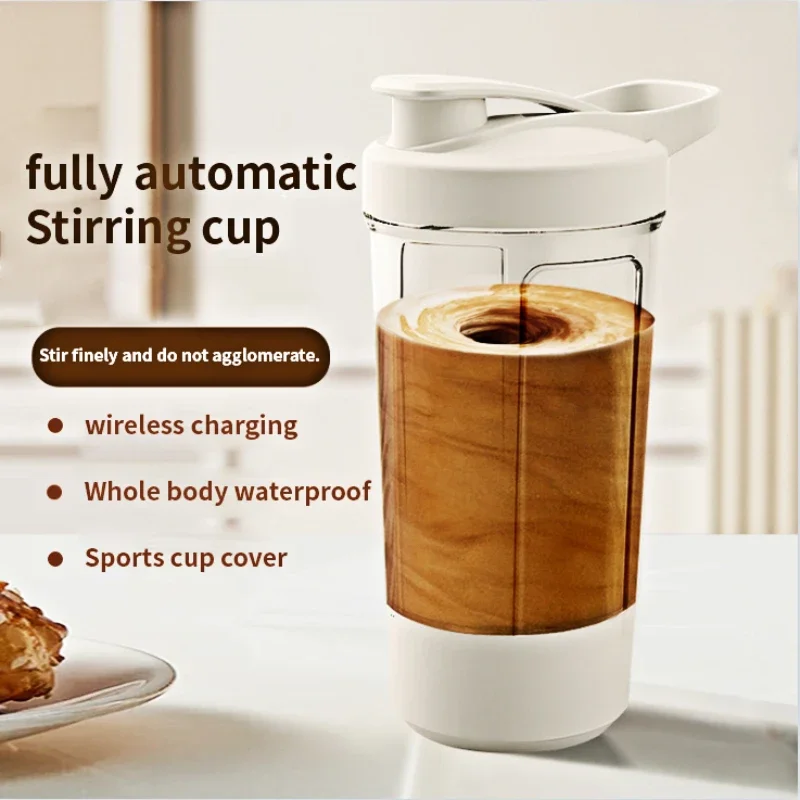 

New Self-Stirring Shaker Cup Usb Rechargeable Shaker for Protein Shakes and Meal Replacement Shakes Portable Mixing Cups