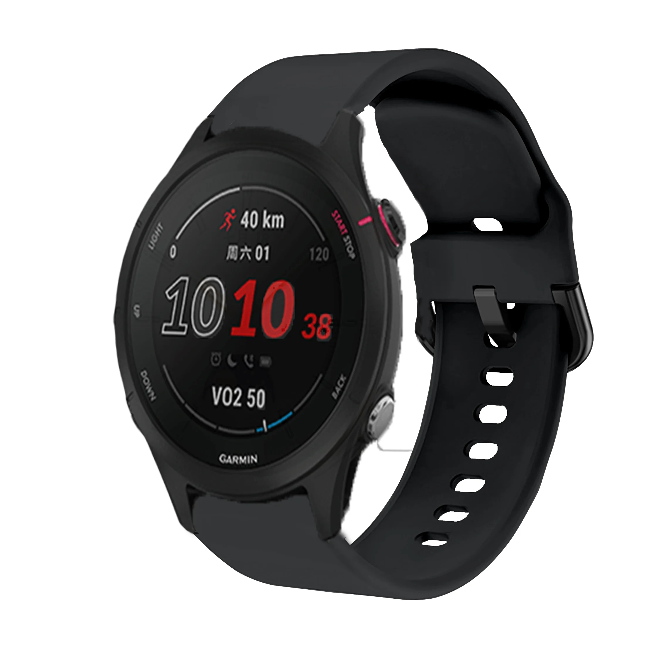 18mm Strap Rubber for Garmin Foreunner 255S Strap Colorful Men Women Replace Bracelet for Vivoactive 4S Venu 2/3S Watchband image 2