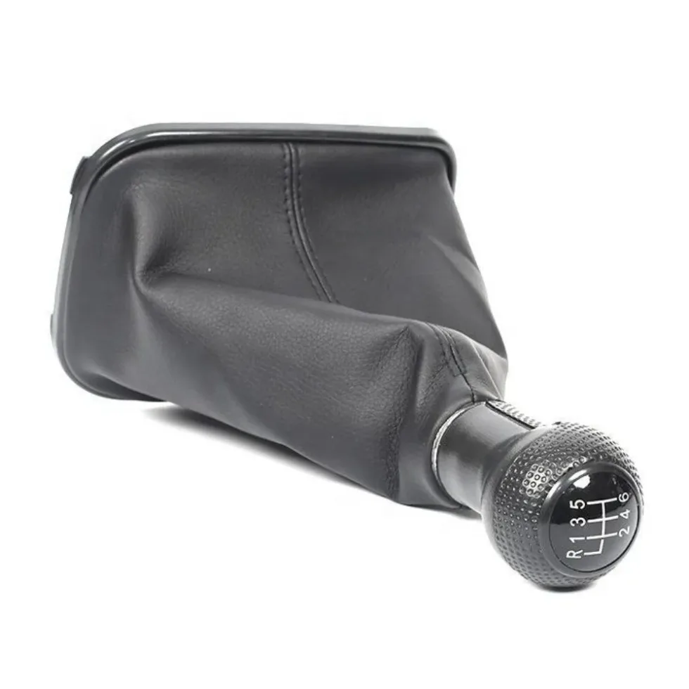 

12 23mm 5 6 Speed Car Gear Shift Knob Lever Shifter Gaitor Boot For Volkswagen VW 1999-2004 Golf 4 IV MK4 GTI R32 Bora Jetta MT