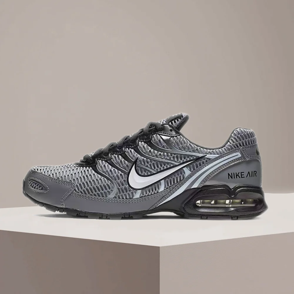 Nike Air Max Torch 4 Zapatillas Bajas para Hombre – Gris/Plateado, Tejido Casual, Soporte Transpirable, Uso Duradero 343846-012