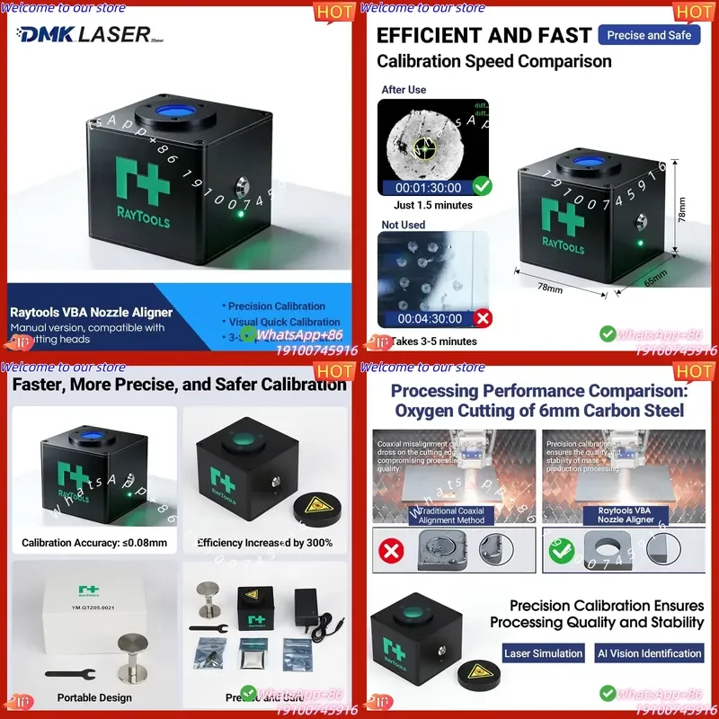 CE Certificate Precision Alignment System Visual Beam Collimator & Nozzle Centering Tool for Machines