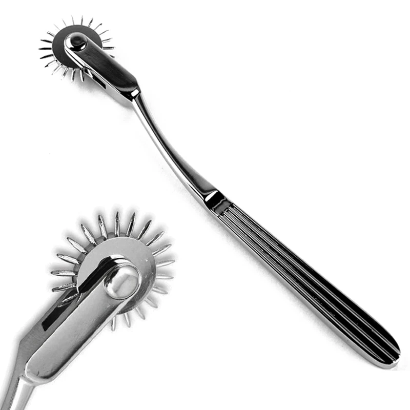 Wartenberg Pinwheel Nerventester, medizinisches Diagnosegerät, Pinwheel-Rollrad, Massageroller, Stick, Knie-Entspannungswerkzeug B2