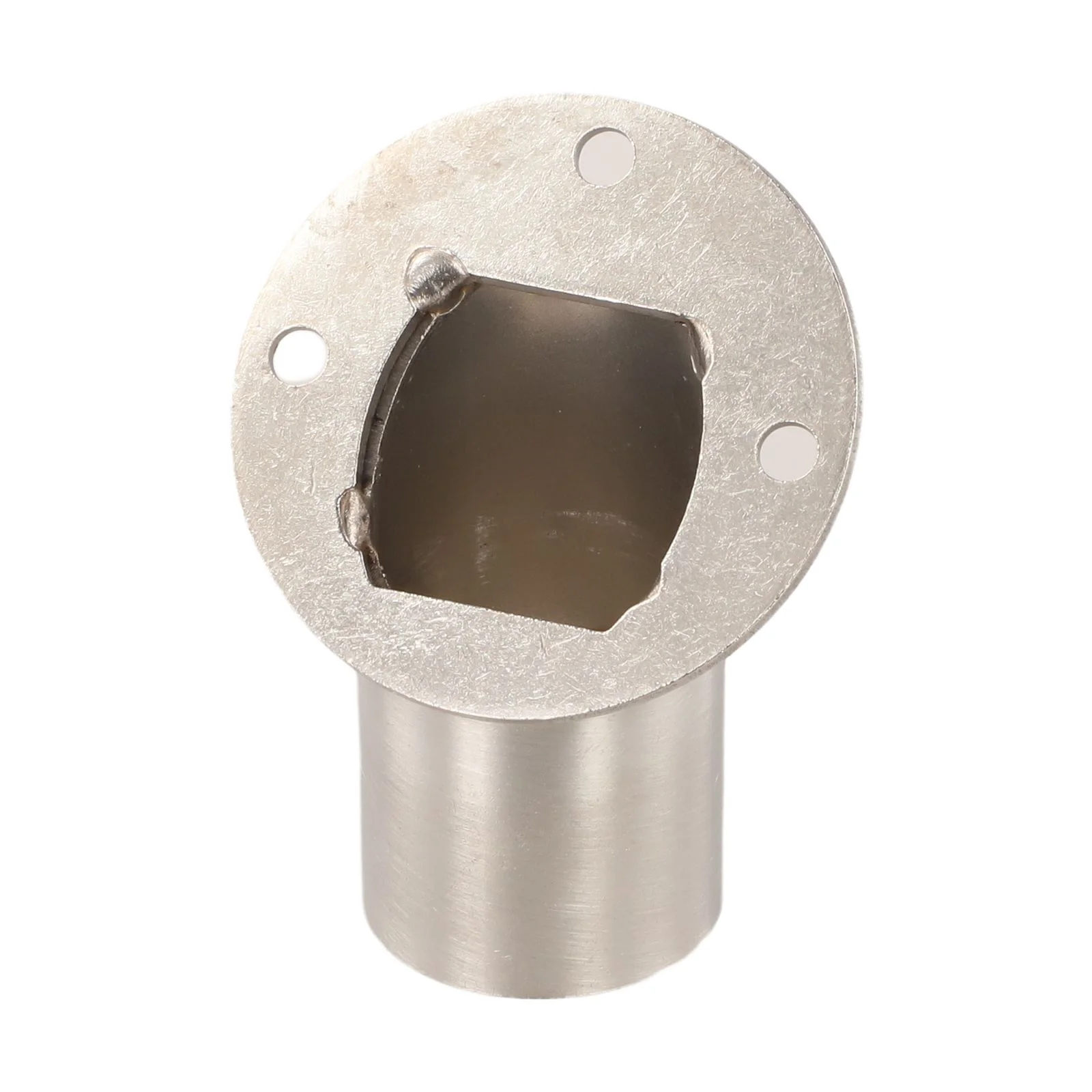 Closet Rod Bracket Supports Set of 2 with Stainless Steel Angle Flange Base for Secure and Space Efficient Rod Installation