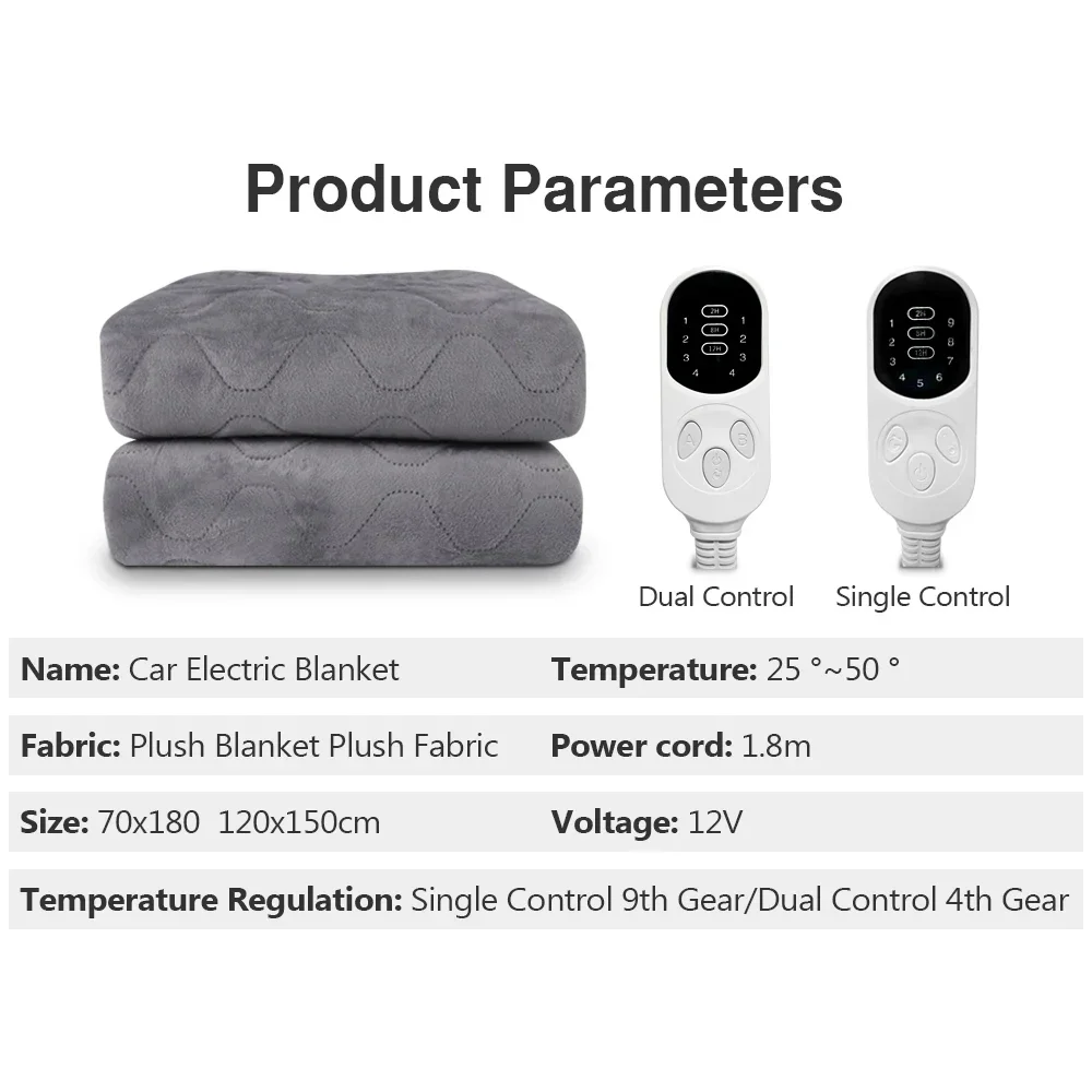 Car Electric Heated Blanket 12v Off-road Vehicles - Car Heating Blanket Seat Soft Heating Pads Caping Warm Heater Sheets Mattres