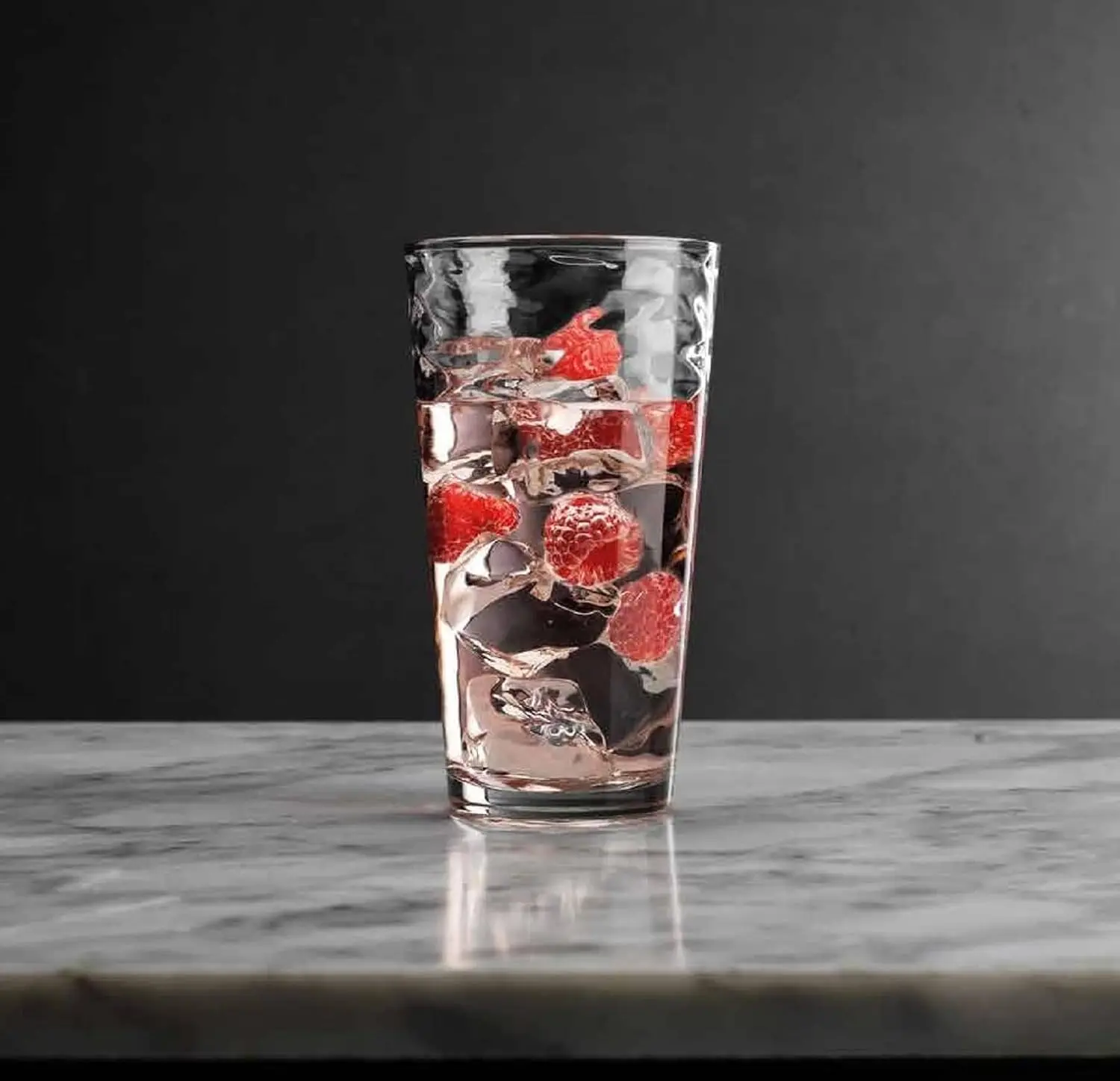 مجموعة أكواب الشرب مكونة من 4 أكواب زجاجية هايبول، سعة 17 أونصة. أواني زجاجية مبردة أساسية، مثالية للمياه والعصير والكوكتيلات والشاي المثلج والمو #2