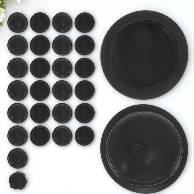 50 قطعة غطاء قاعدة البنك المعدنية الملونة المقابس المطاطية قبعات الختم المستديرة لتوفير وعاء حصالة على شكل حيوان سدادة متينة غير قابلة للتشوه