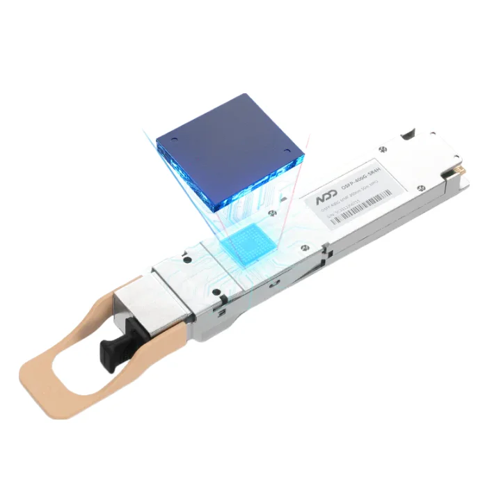 optical transceiver module  400GBASE-SR4 QSFP-DD 400G fiber optical transceiver PAM4 850nm 100m 400G optical modules