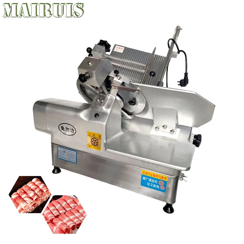 

New Electric Slicer Commercial Lamb Roll Cutting Machine Beef Roll Meat Cutting Machine 220V