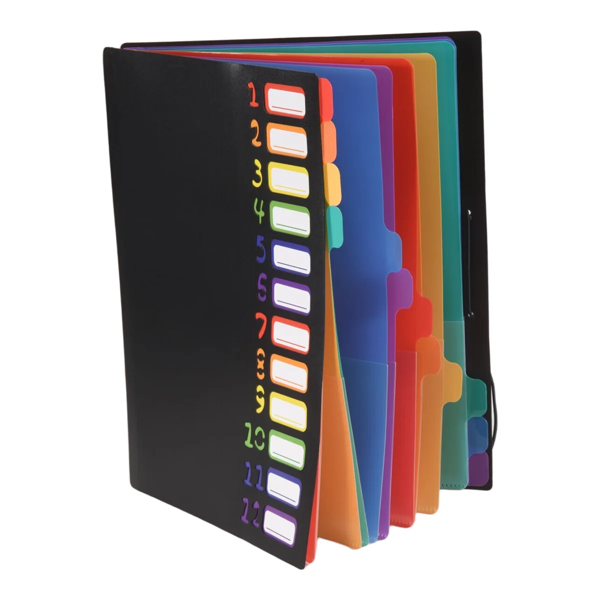 

Y03A 24 прозрачные карманные расширяющиеся папки для файлов, 12 цветных вкладок, вмещает 300 листов, органайзер для файлов, нумерованный индекс на крышке, 1 шт.