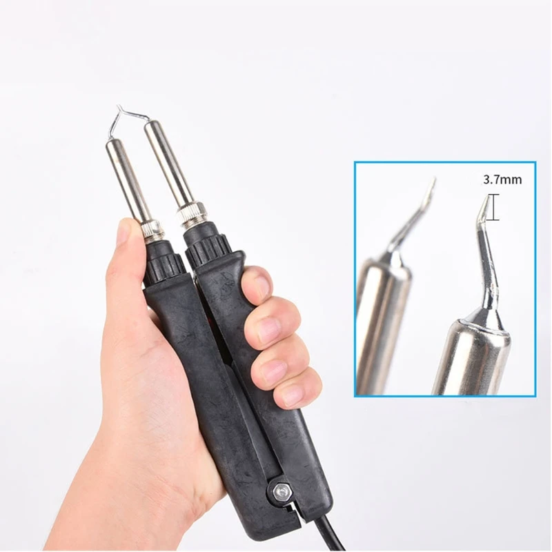 Double Soldering Iron Welding 902 Tweezers Improve the Efficiency of Soldering