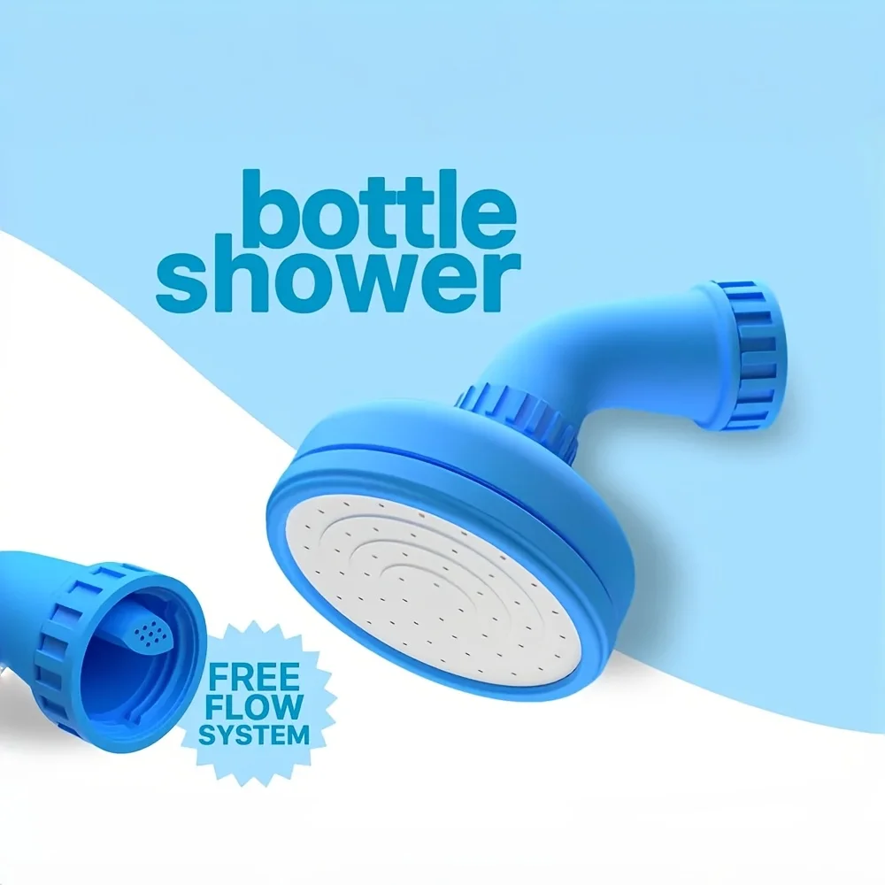 Mountable Portable Shower Head For Water Bottles Convert Ordinary Water Bottles Into Handy Outdoor Shower For Outdoor Washing