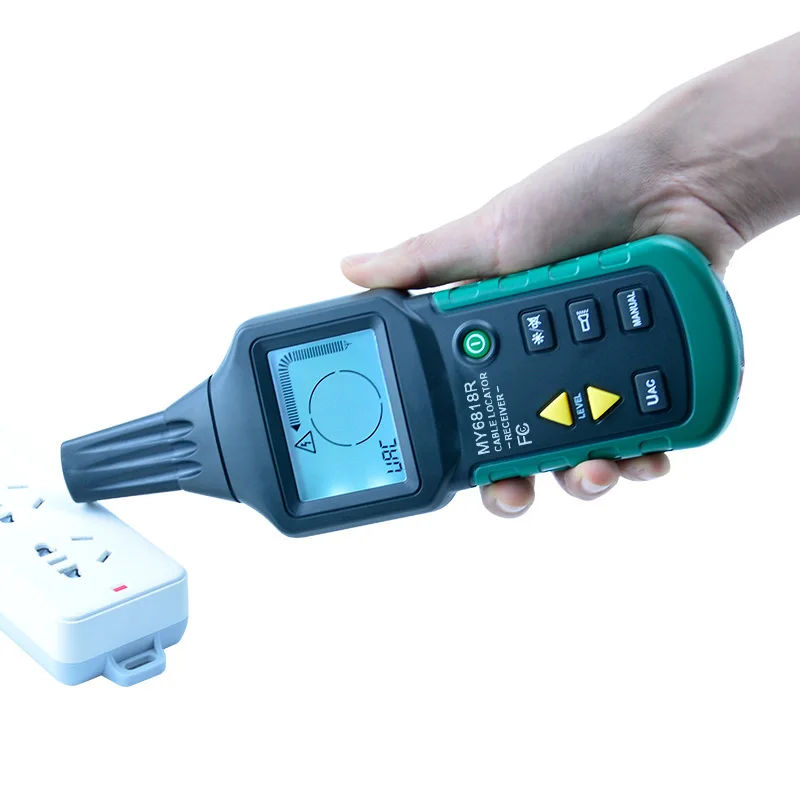 MY6818 Series Advanced Digital Wire Tester Tracker Multi-function Cable Detector 12 to 400V AC/DC Voltmeter Pipe Locator Meter