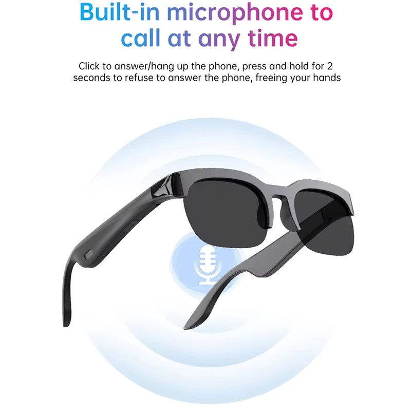 Lenovo Smart 8K 1600MP Glasses AI Translation Bluetooth Conversation Recording Listening To Music Smart Sunglasses For Women Men