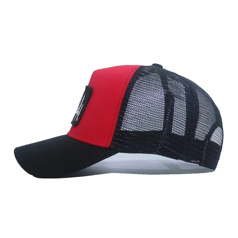 Baseball Caps Men Women Snapback Hip Hop Cap With Cartoon Embroidery Fashion Bone Cotton Summer Breathable Mesh Dad Trucker Caps