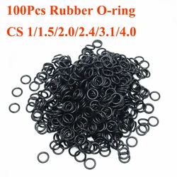 O Ring NBR Oring CS 1/1.5/2.0/2.4/3.1/4mm Nitrile Rubber Round Sealing Gasket Corrosion Oil Resistant Car Plumbing Faucet O-ring
