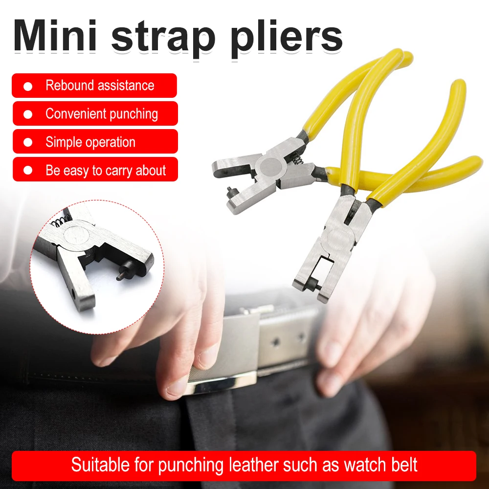 Leather Belt Eyelet Fixing Cloth Shoe Hole Punch Punch Pliers Sewing Machine Bag Tool Household Pliers Retainer Rivet Snap Tool