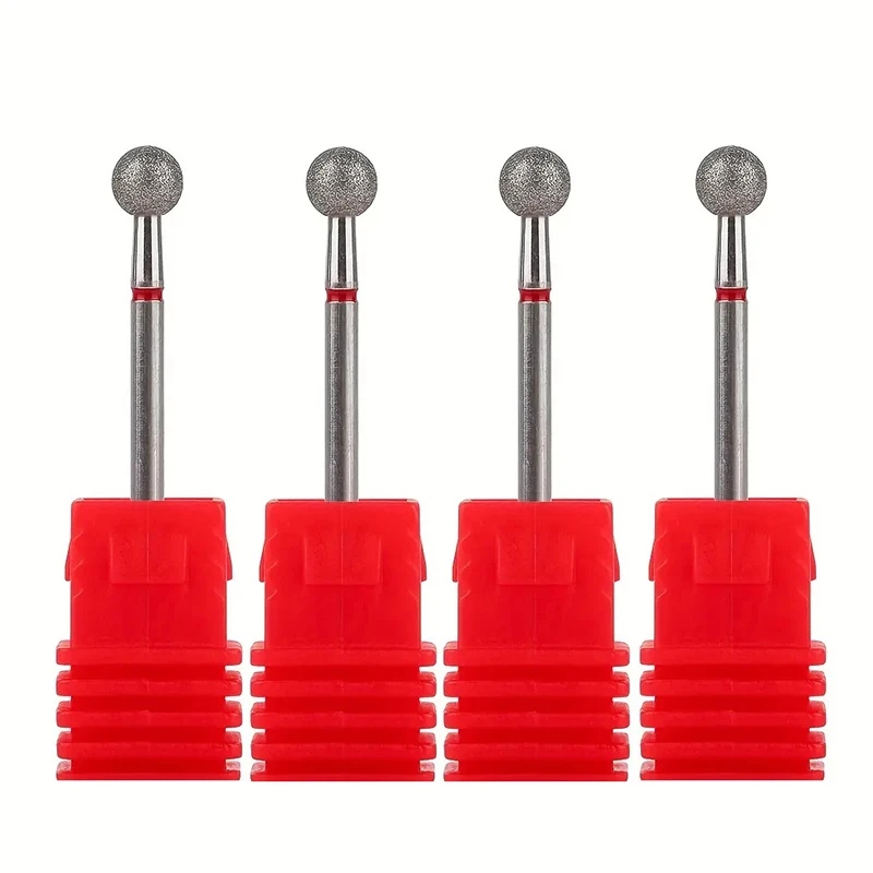 

4pcs Professional Cuticle Drill Bit Set Power Tool for Acrylic Gel Manicure and Pedicure, Oil Free, Salon Quality
