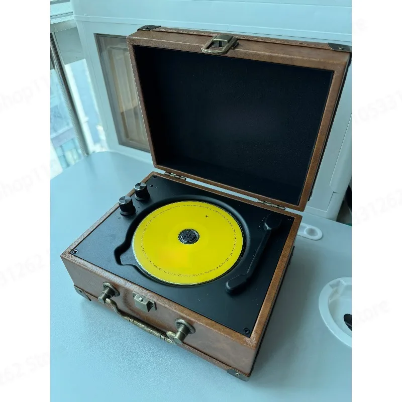 Reprodutor de CD Portátil C80 com Bateria Recarregável, Boombox Retro para Uso Externo, Ideia de Presente Musical