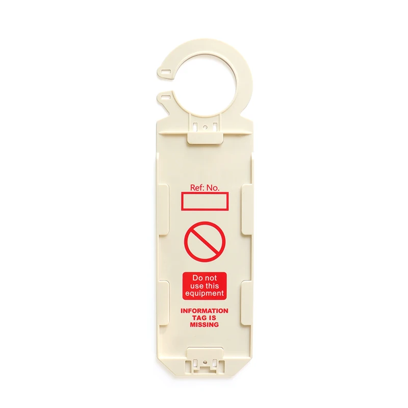 Scaffold Tag Holder Plastic lockout tagout Check Note Notice Card Warning Sign Inspection Caution Maintenance Danger Hazard Mark