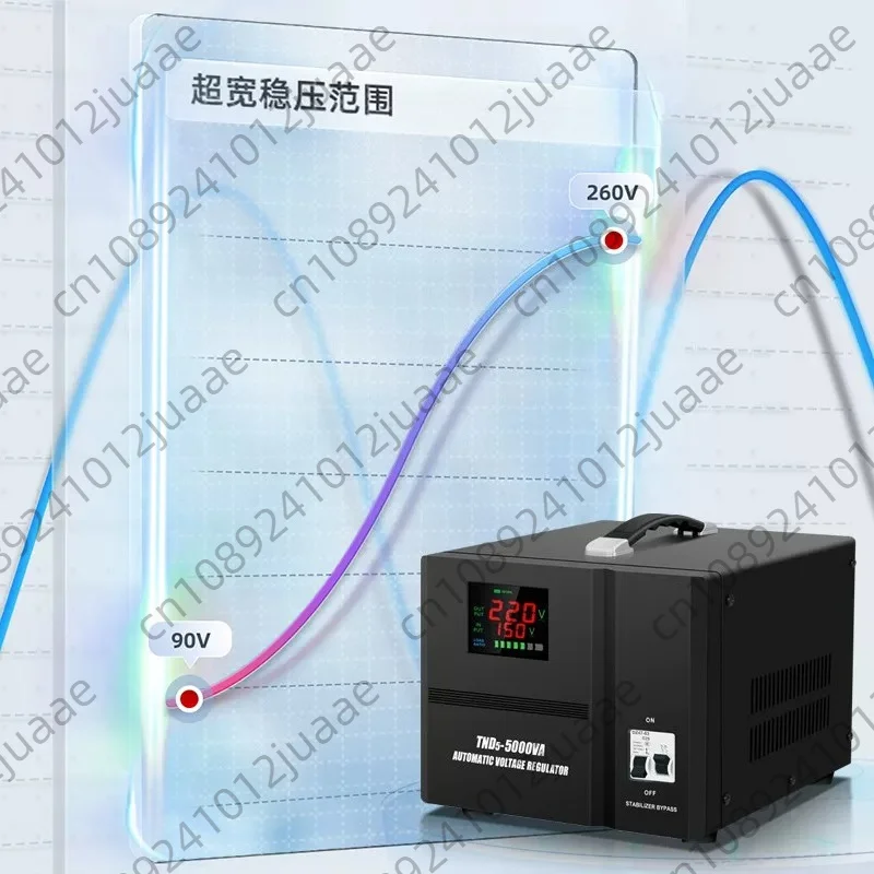 Automatic voltage regulator 220v household high-power air conditioner refrigerator voltage regulator power supply
