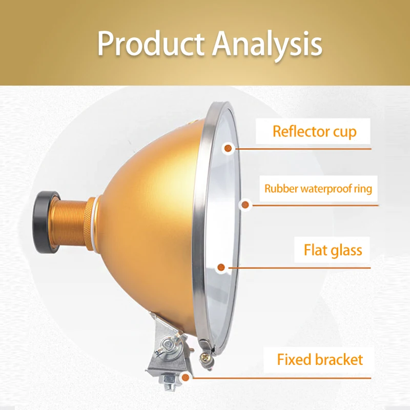 H3/H4 Gloeilamp Speciale Lamp Cup Metaal Gladde Concentration Cup Aluminium Focuslamp Houder Xenon Lamp