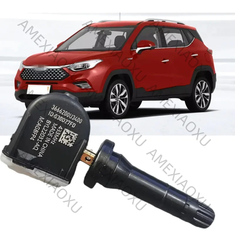 

4PCS High Quality Car Tpms Sensor Tire Pressure Monitor Sensor 433MHZ 3666200U3400 For JAC S4 2019 2020 Automobiles Spare Parts