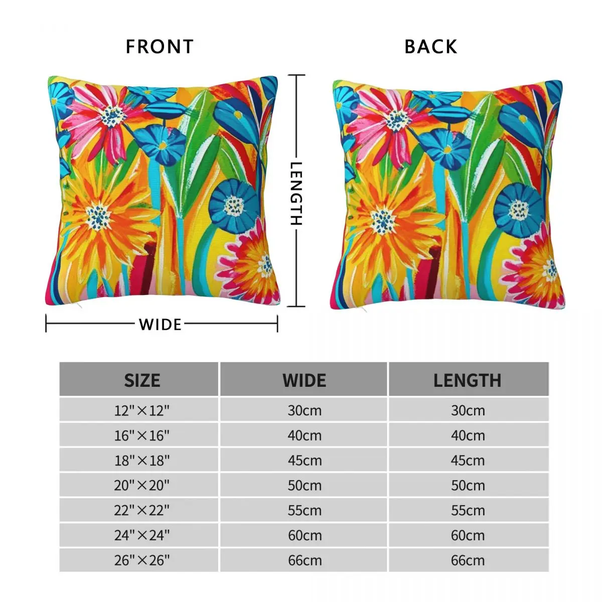 Early Morning Garden Square Pillowcase Polyester Linen Velvet Pattern Zip Decor Throw Pillow Case Car Cushion Case 18